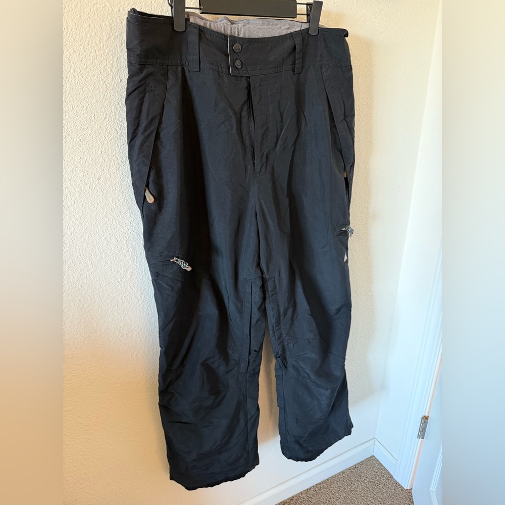 Men's Black Snowboarding Pants